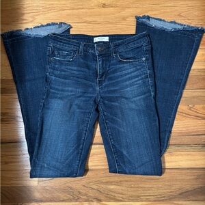 Abercrombie & Fitch Blue Flare Wide Leg Jeans Size 0 (25/34)